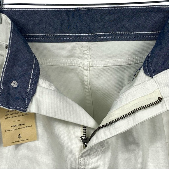 Brooks Brothers Jeans, White, Classic, Red Fleece Line, 98% Cotton, 2% Elastane - Picture 9 of 15